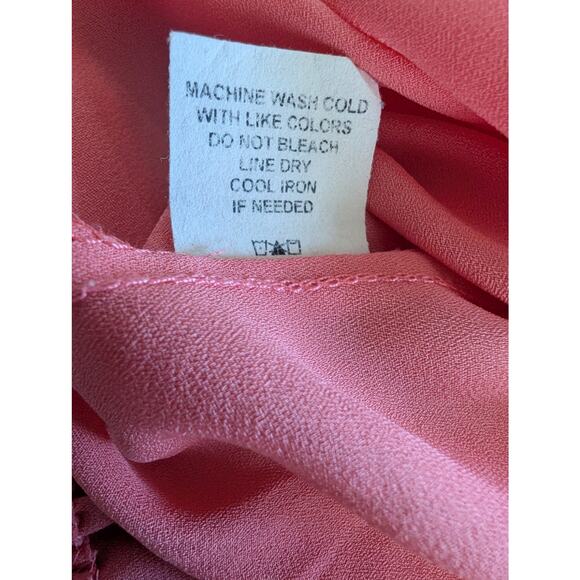 Living Doll Women's size Medium pink Blouse Top Shirt Made in the USA EUC - Picture 12 of 12